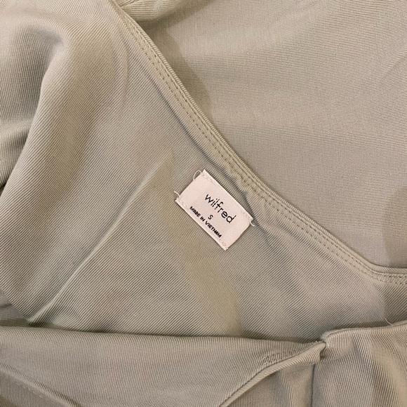 Aritzia Wilfred Sage Green Saturn Midi Dress, size S - Picture 5 of 7